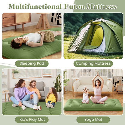 Foldable Floor Mattress for Sleeping with Storage Bag