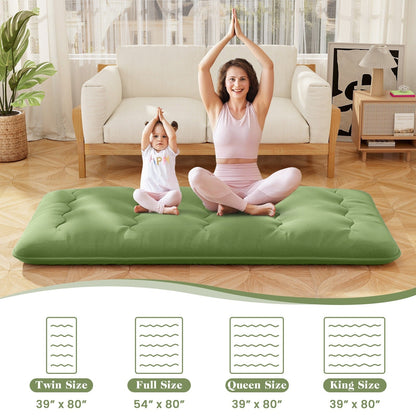 Foldable Floor Mattress for Sleeping with Storage Bag