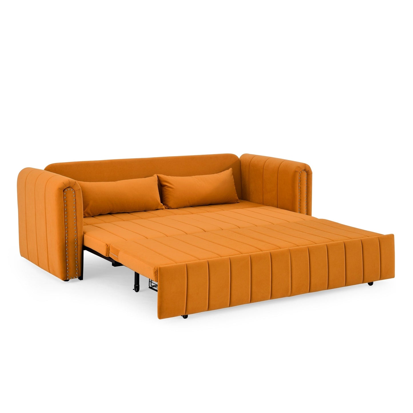 Foam Pull-Out 3-seater Sleeper Sofa Bed with Drawers