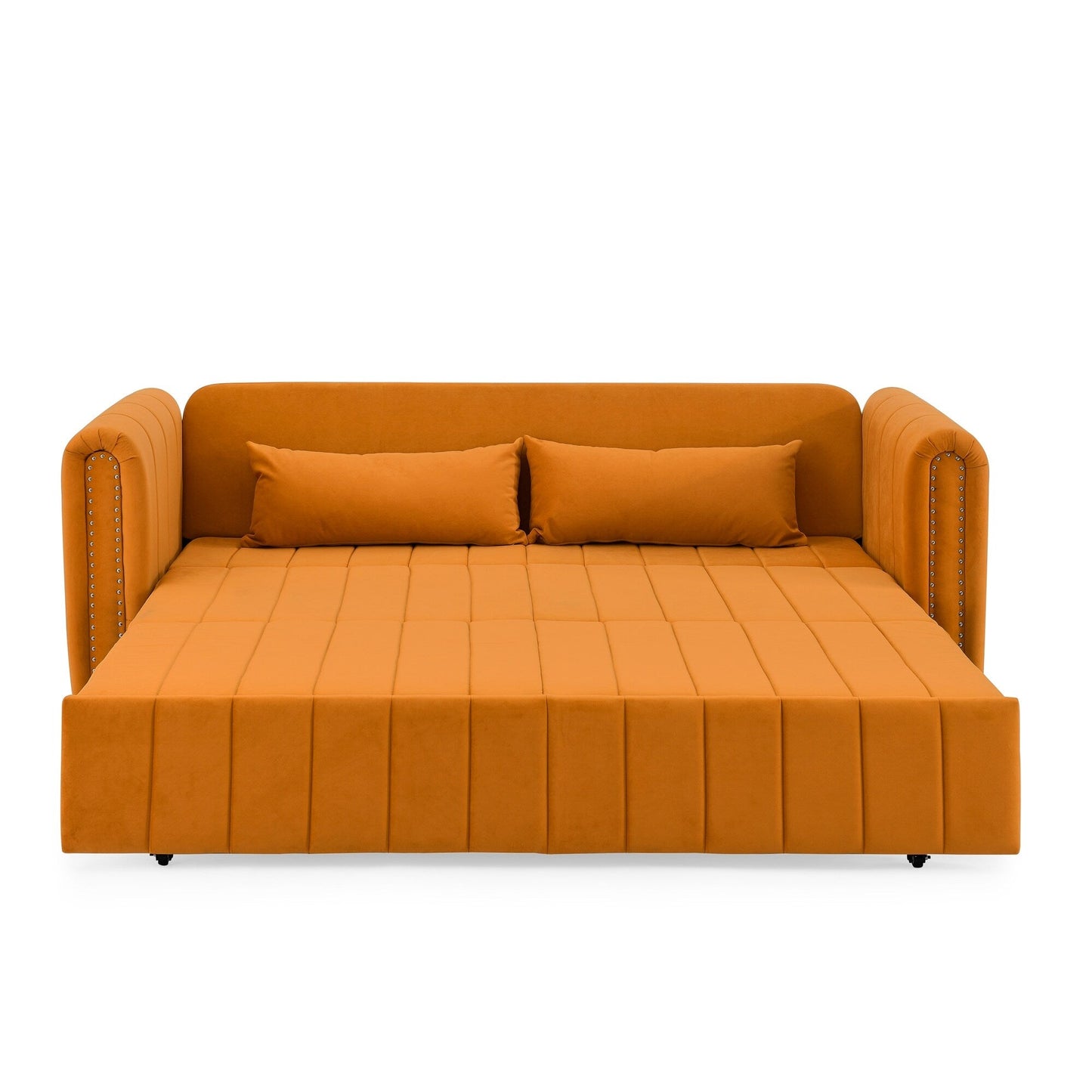 Foam Pull-Out 3-seater Sleeper Sofa Bed with Drawers