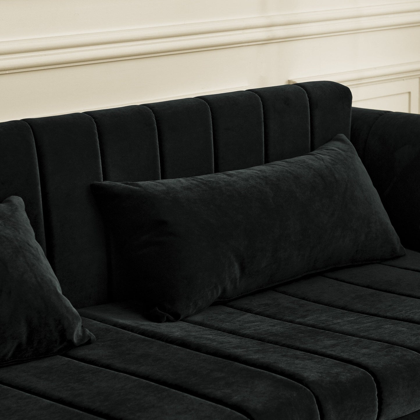 Foam Pull-Out 3-seater Sleeper Sofa Bed with Drawers