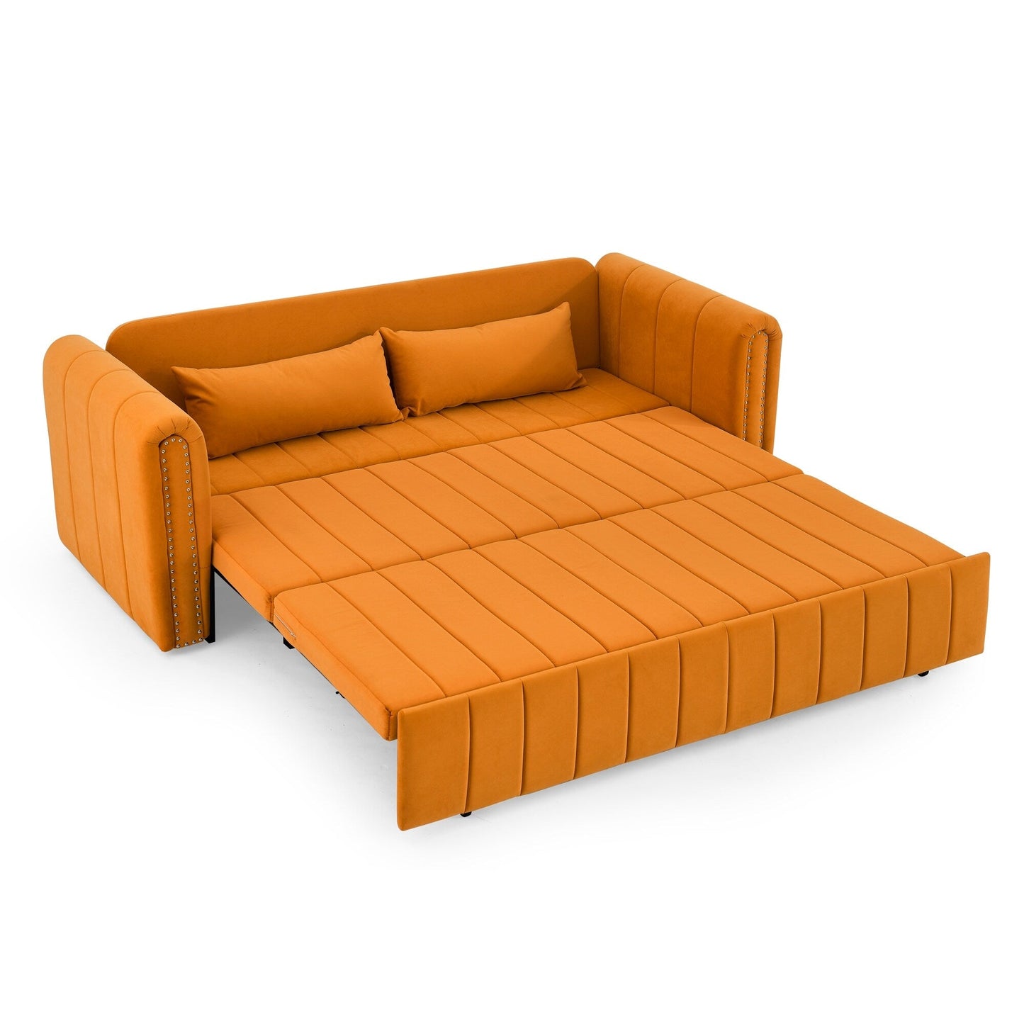 Foam Pull-Out 3-seater Sleeper Sofa Bed with Drawers