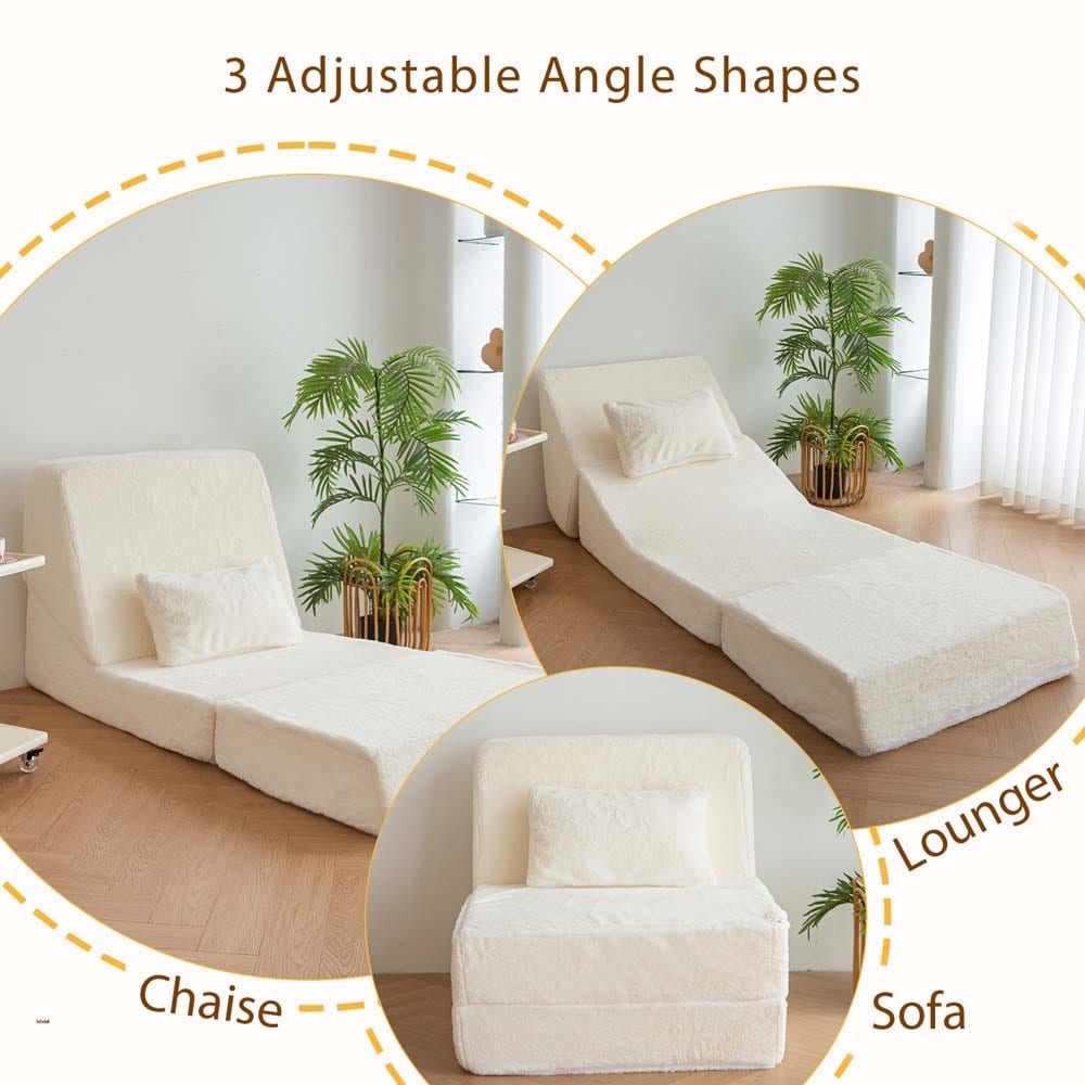 Fold Sofa Bed Sleeper Sofa Guest Chaise Lounge Floor Couch