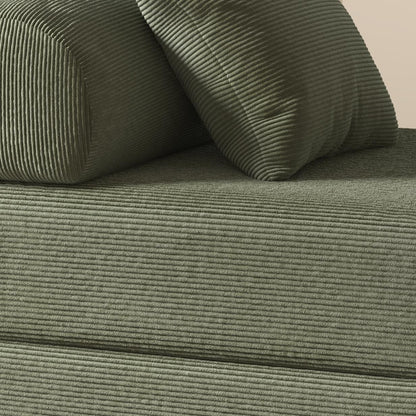 Foldable Sofa Fabric Sofa Bed, high Rebound Density Sponge Sofa