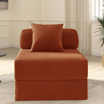Foldable Sofa Fabric Sofa Bed, high Rebound Density Sponge Sofa