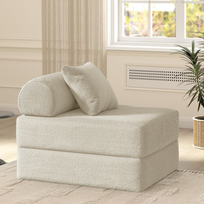 Foldable Sofa Fabric Sofa Bed, high Rebound Density Sponge Sofa