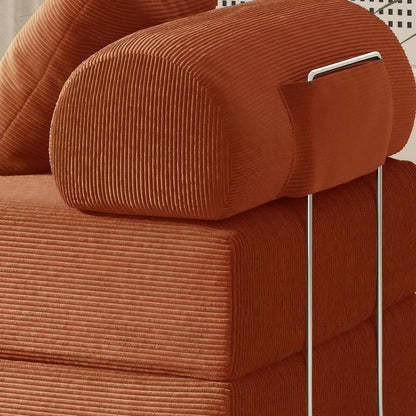Foldable Sofa Fabric Sofa Bed, high Rebound Density Sponge Sofa