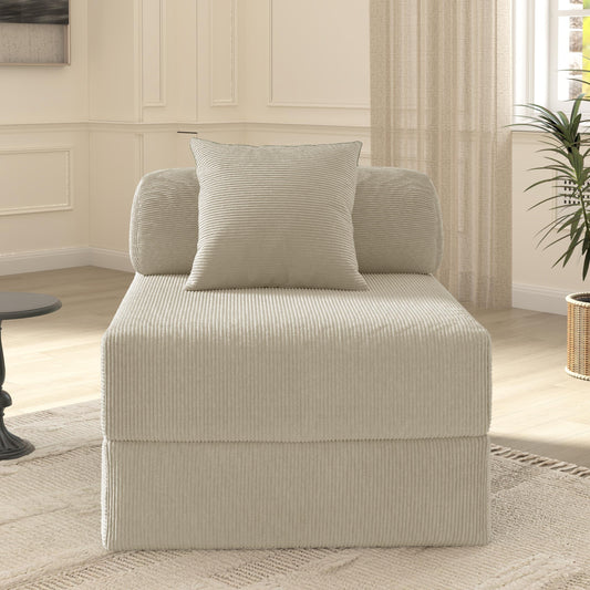 Foldable Sofa Fabric Sofa Bed, high Rebound Density Sponge Sofa