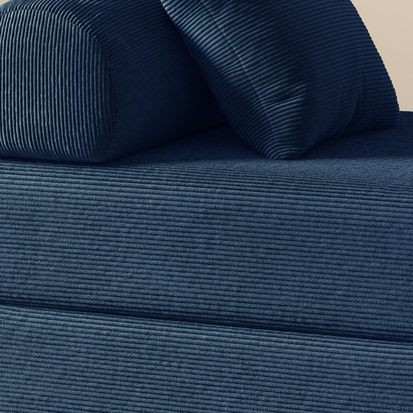 Foldable Sofa Fabric Sofa Bed, high Rebound Density Sponge Sofa