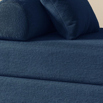 Foldable Sofa Fabric Sofa Bed, high Rebound Density Sponge Sofa
