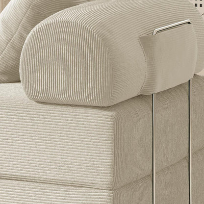 Foldable Sofa Fabric Sofa Bed, high Rebound Density Sponge Sofa