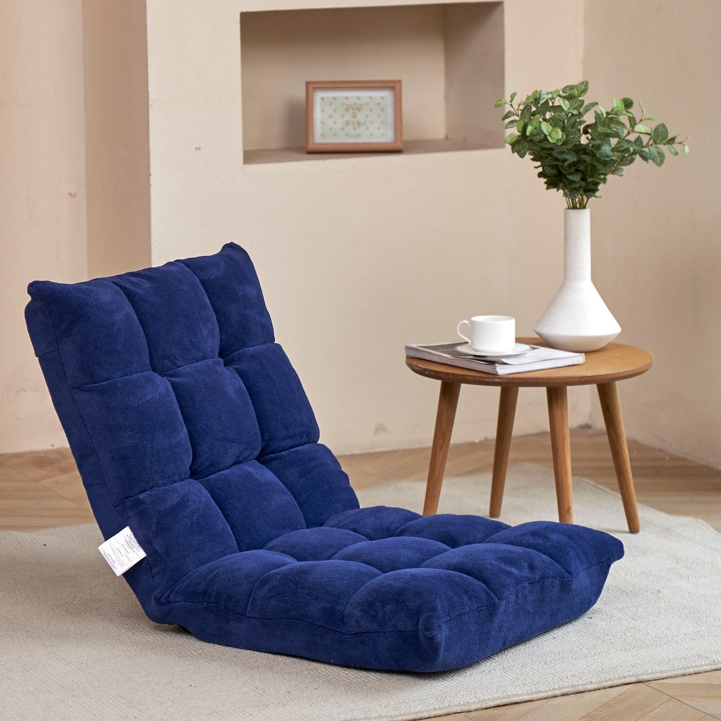 Folding Lounge Chaise for Living Room and Bedroom, 5 Reclining Position, adjustable Foldable Leisure Sofa Video Gaming Sofa