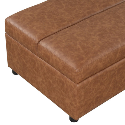 Folding Ottoman Sleeper Bed with Mattress Convertible Guest Bed
