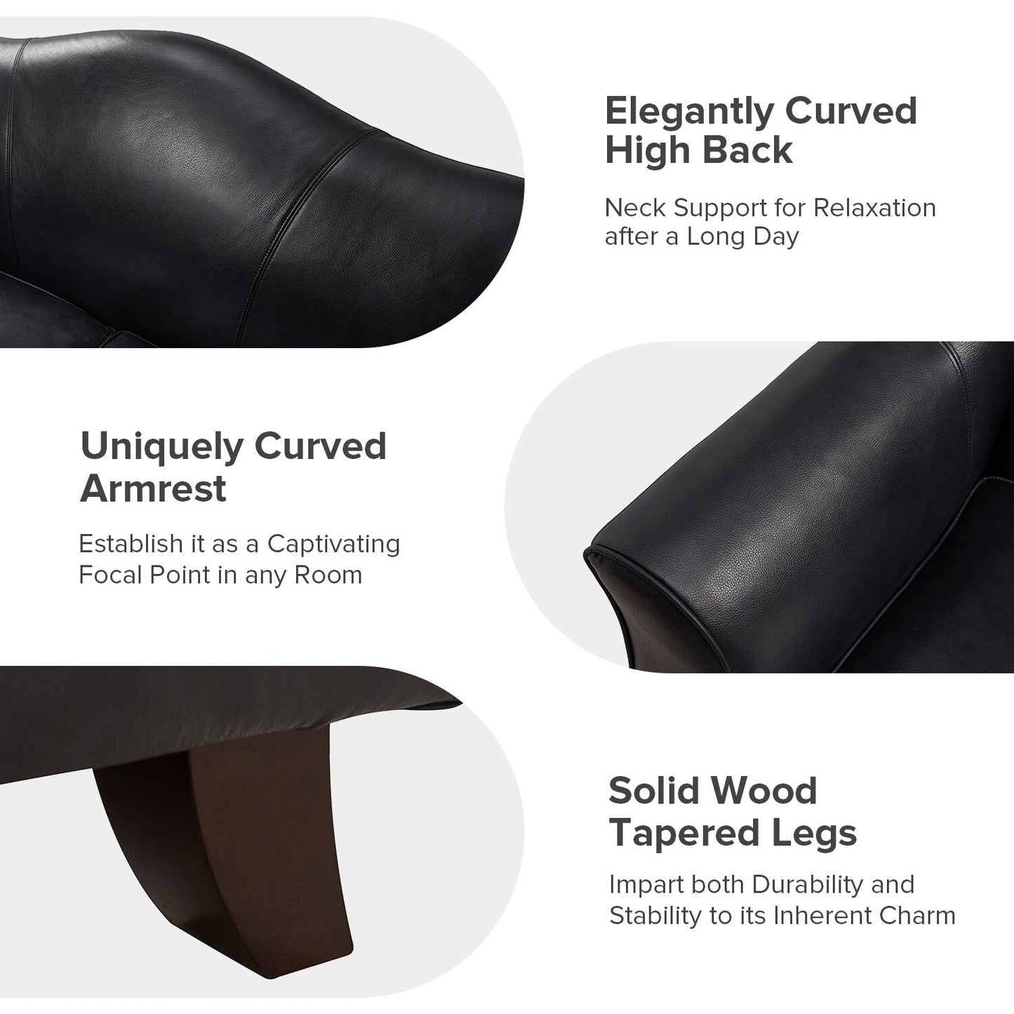 Franco Traditional 60 Wide Genuine Leather Sofa by HULALA HOME