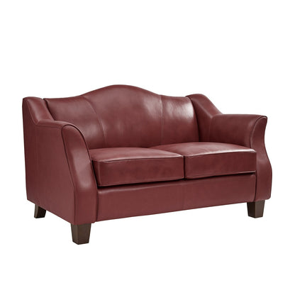 Franco Traditional 60 Wide Genuine Leather Sofa by HULALA HOME