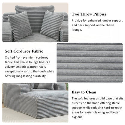 Full- compressed Chaise Lounge Sofa Bed