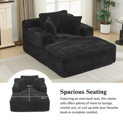 Full- compressed Chaise Lounge Sofa Bed
