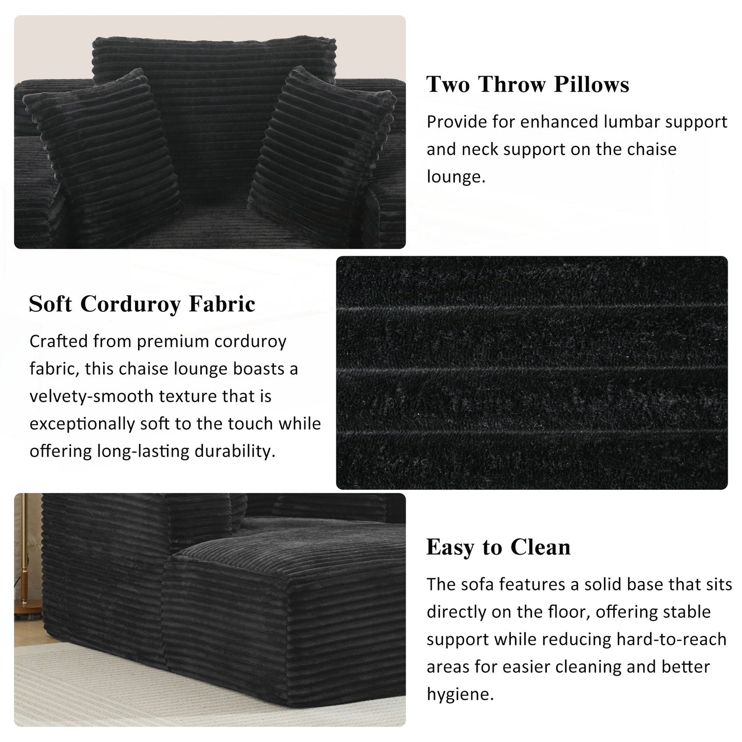 Full- compressed Chaise Lounge Sofa Bed