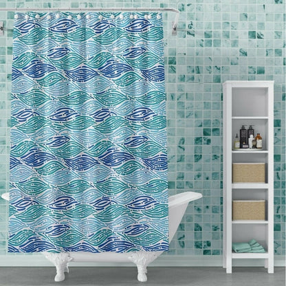 Fun Modern Shower Curtain PEVA Vinyl Printed 72x72 in Colorful Styles