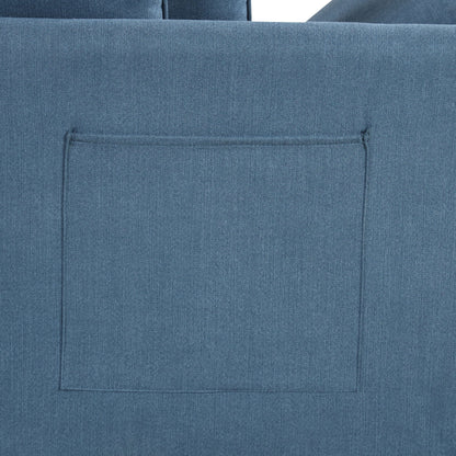Furniture of America Araminta Modern Convertible Sofa with Pull-Out Bed and Pillows