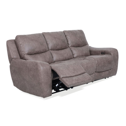 Furniture of America Evelio Modern Oversized Power Recline Sofa with USB Ports