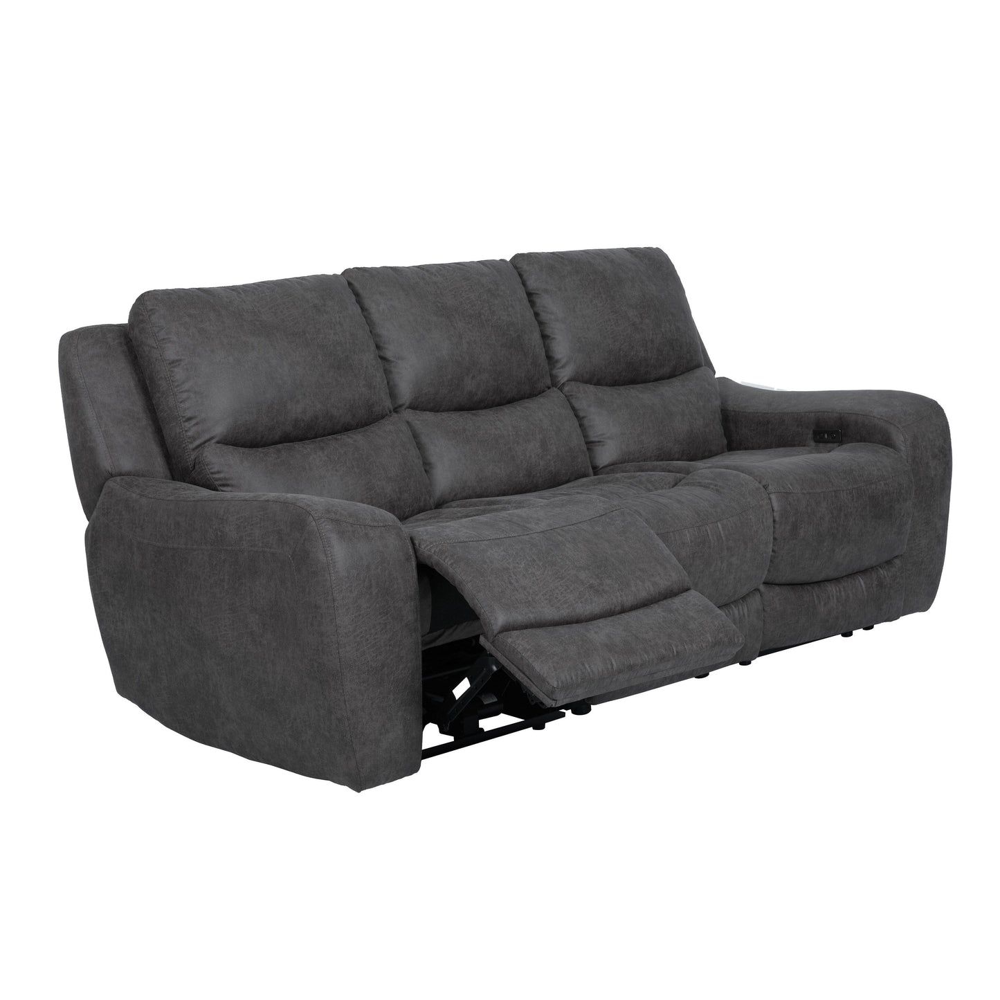 Furniture of America Evelio Modern Oversized Power Recline Sofa with USB Ports