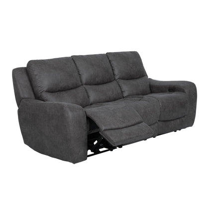 Furniture of America Evelio Modern Oversized Power Recline Sofa with USB Ports