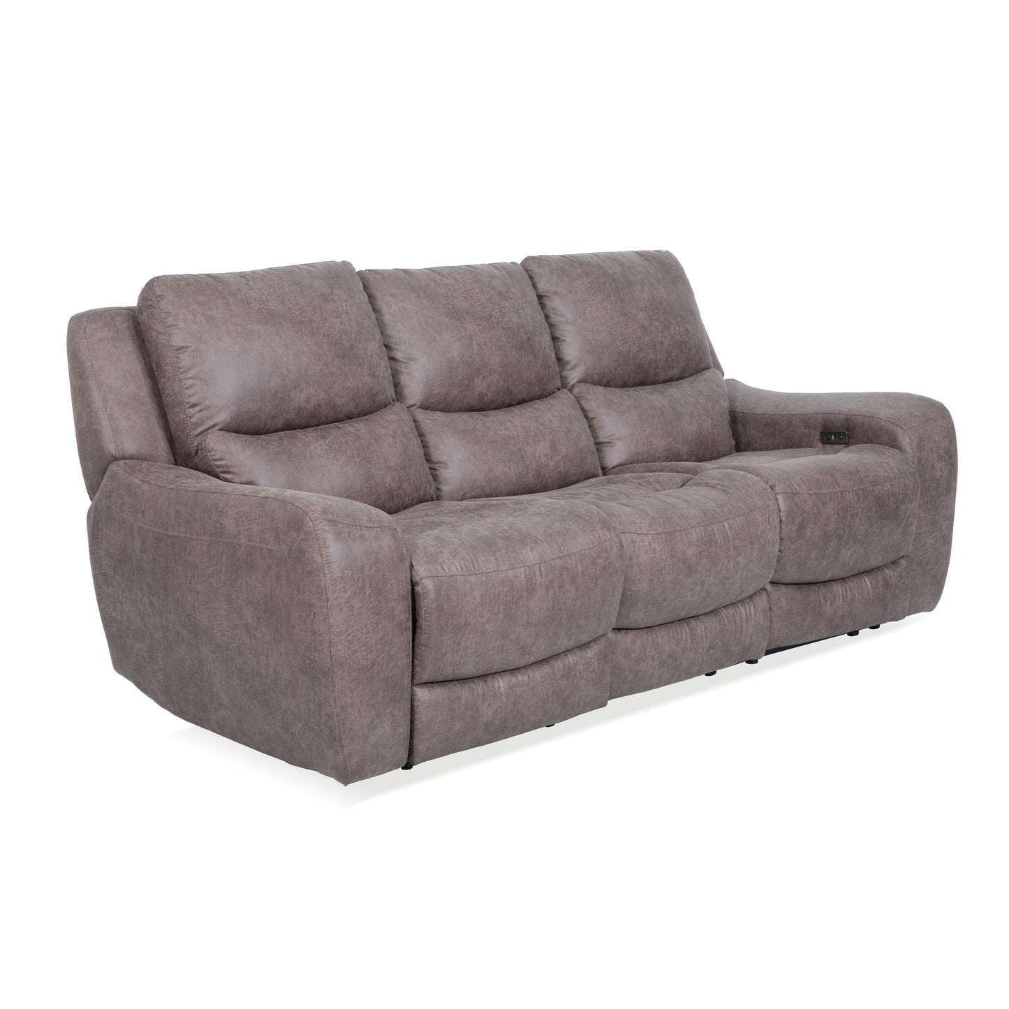 Furniture of America Evelio Modern Oversized Power Recline Sofa with USB Ports