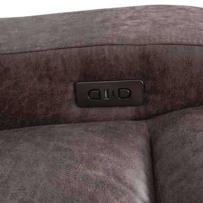 Furniture of America Evelio Modern Oversized Power Recline Sofa with USB Ports