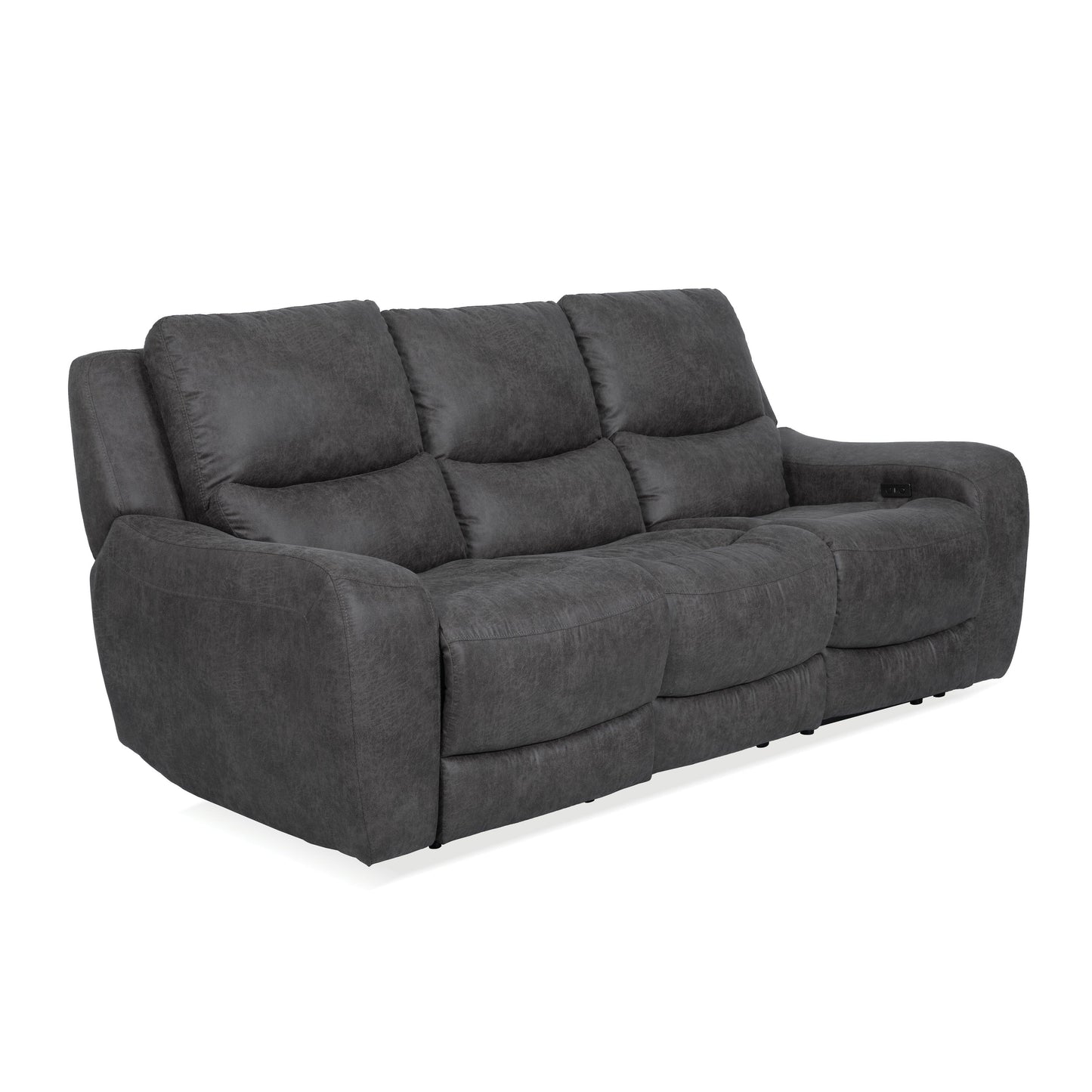 Furniture of America Evelio Modern Oversized Power Recline Sofa with USB Ports