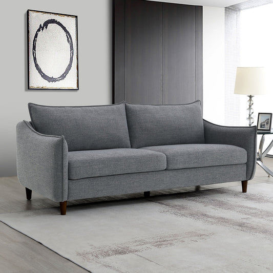 Furniture of America Lolly Modern OEKO TEX Chenille Fabric Sofa