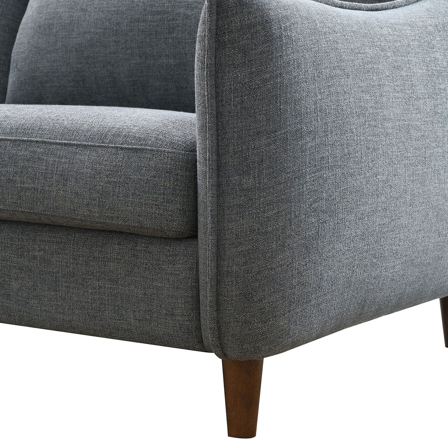 Furniture of America Lolly Modern OEKO TEX Chenille Fabric Sofa