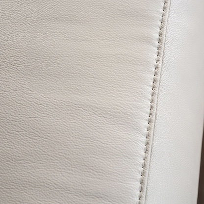 Furniture of America Marty Modern Leather Match Manual Reclining Sofa with Flared Padded Arms