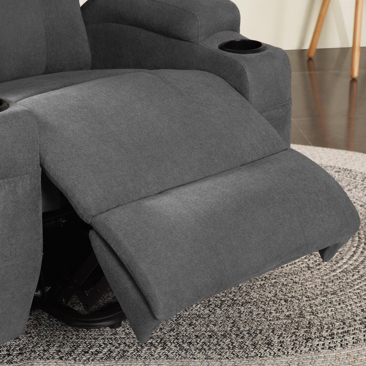 Furniwell Power Lift Fabric Recliner for Elderly with Massage and Heat