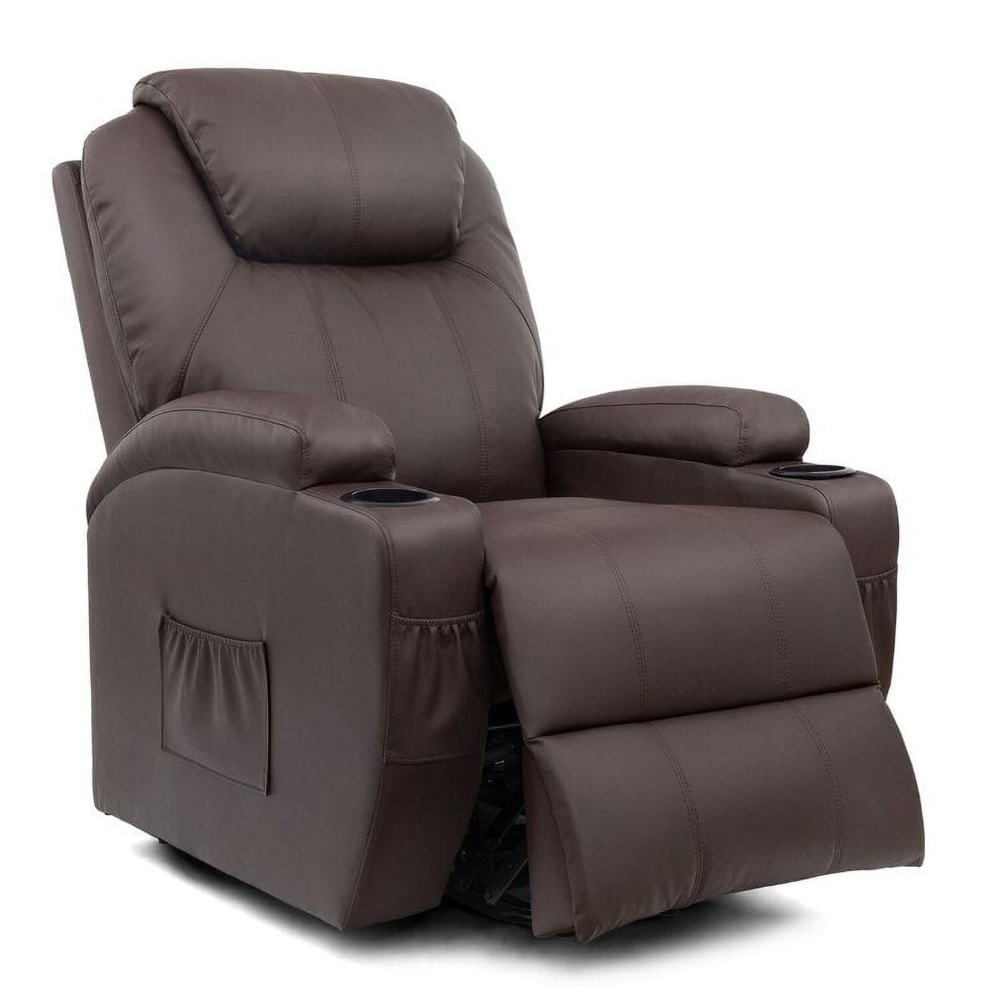Furniwell Power Lift Recliner Chair for Elderly with Heat, Side Pocket, Living room