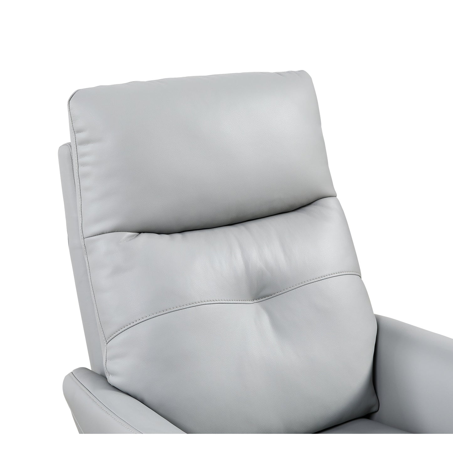 Christopher Knight Home - Alexander Plush Bonded Leather Recliner Chair with Adjustable Headrest and Footrest, 360-Degree Swivel