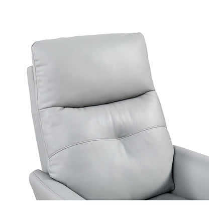 Christopher Knight Home - Alexander Plush Bonded Leather Recliner Chair with Adjustable Headrest and Footrest, 360-Degree Swivel