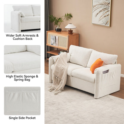 GDFStudio - Chloe Comfy Chenille Sofa Couch - Modern Upholstered Sofa Set