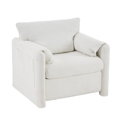 GDFStudio - Chloe Comfy Chenille Sofa Couch - Modern Upholstered Sofa Set