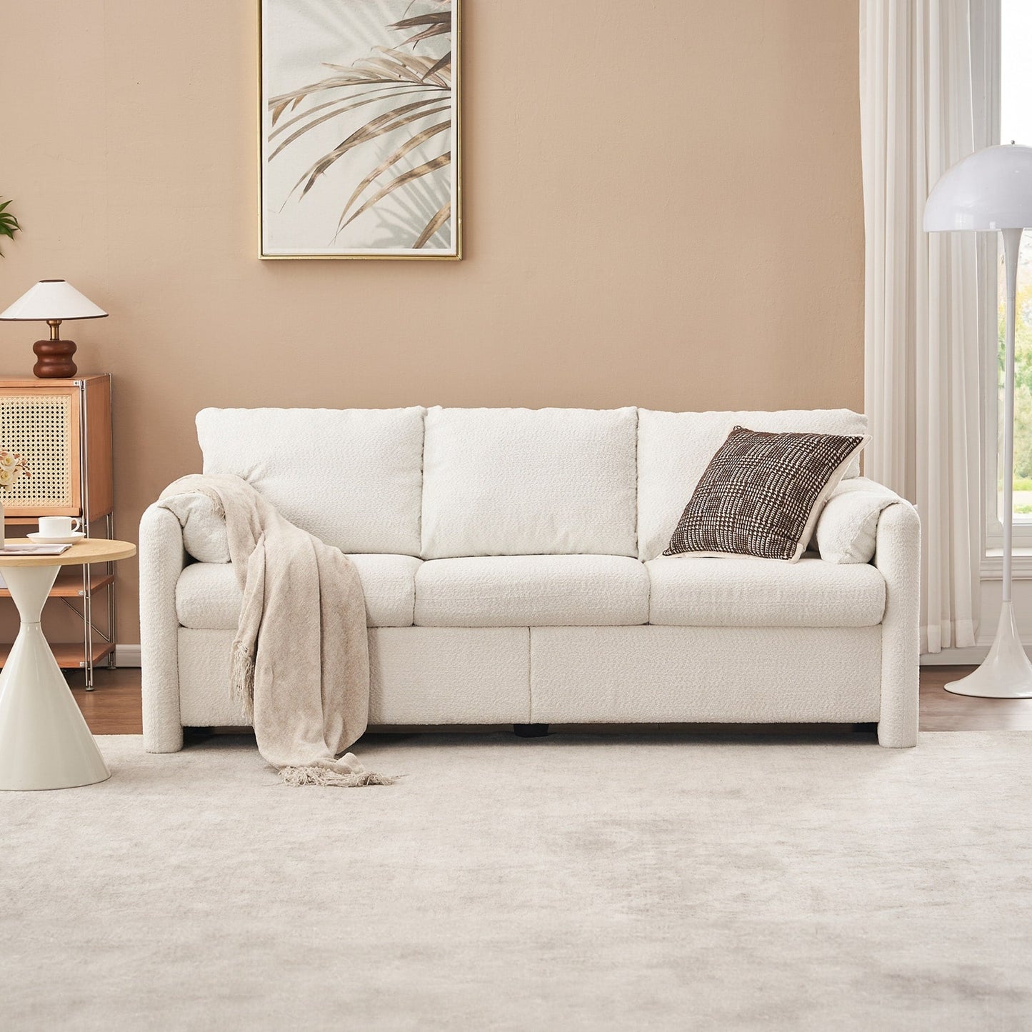 GDFStudio - Chloe Comfy Chenille Sofa Couch - Modern Upholstered Sofa Set