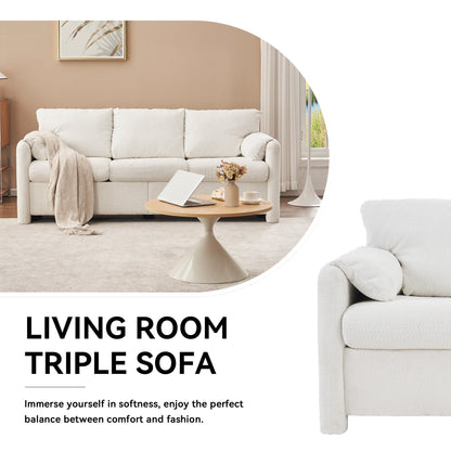 GDFStudio - Chloe Comfy Chenille Sofa Couch - Modern Upholstered Sofa Set