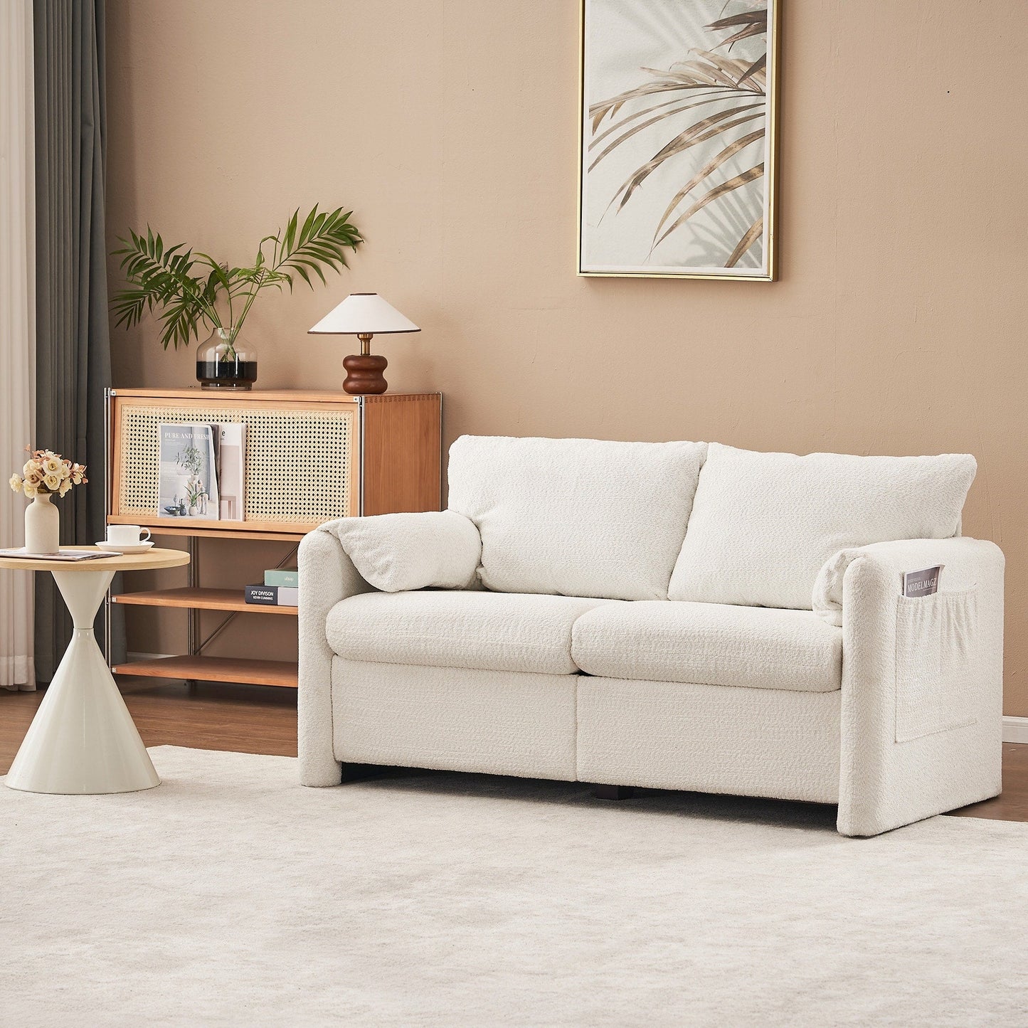 GDFStudio - Chloe Comfy Chenille Sofa Couch - Modern Upholstered Sofa Set
