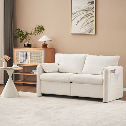 GDFStudio - Chloe Comfy Chenille Sofa Couch - Modern Upholstered Sofa Set