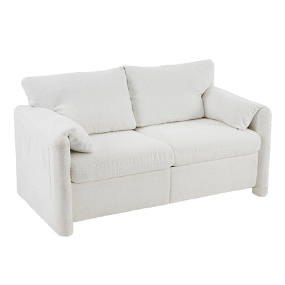 GDFStudio - Chloe Comfy Chenille Sofa Couch - Modern Upholstered Sofa Set