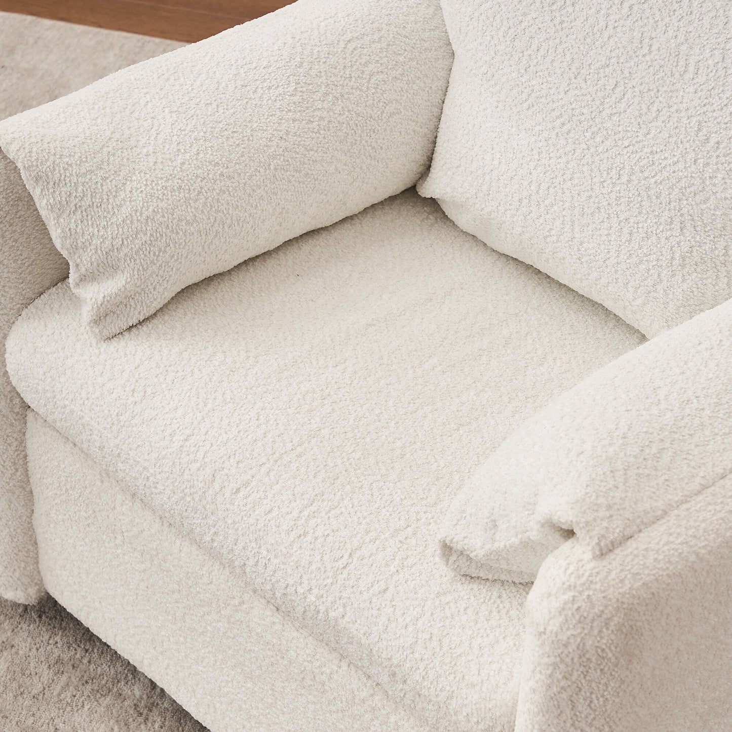 GDFStudio - Chloe Comfy Chenille Sofa Couch - Modern Upholstered Sofa Set