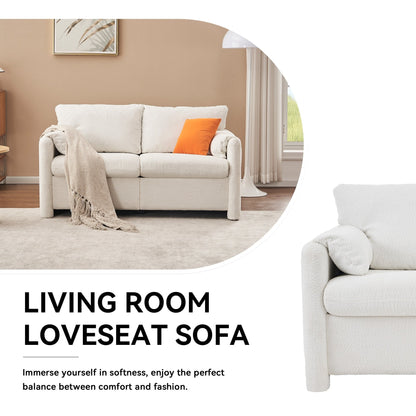 GDFStudio - Chloe Comfy Chenille Sofa Couch - Modern Upholstered Sofa Set