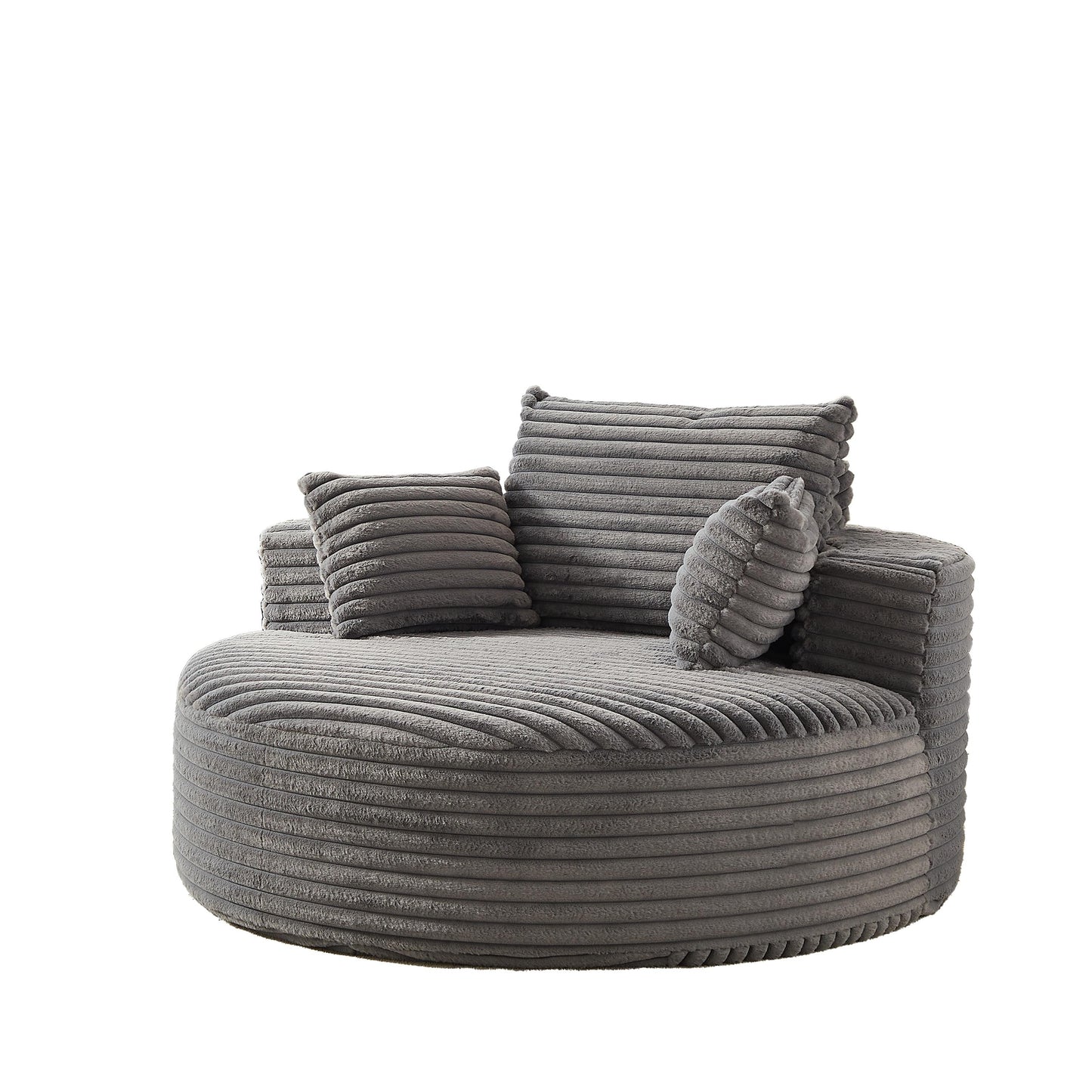 GDFStudio - Emberwood Corduroy Single Sofa Cloud Recliner