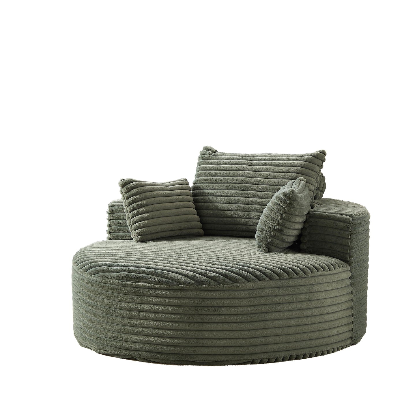 GDFStudio - Emberwood Corduroy Single Sofa Cloud Recliner