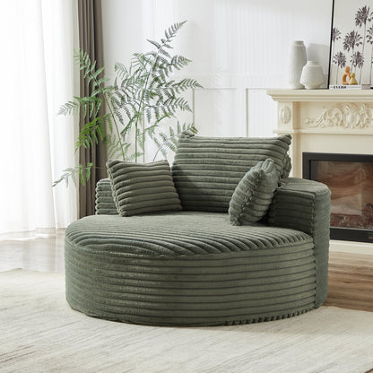 GDFStudio - Emberwood Corduroy Single Sofa Cloud Recliner