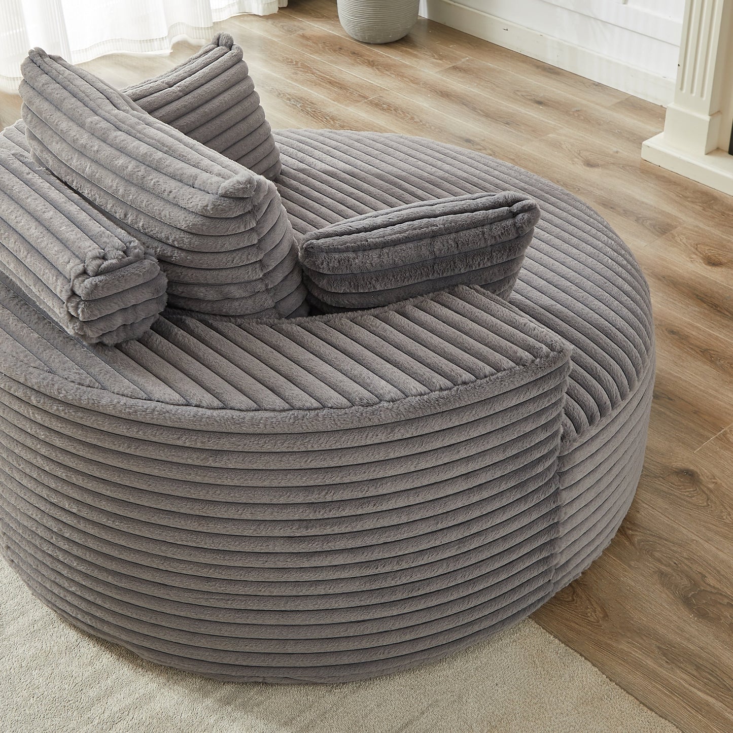GDFStudio - Emberwood Corduroy Single Sofa Cloud Recliner
